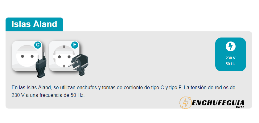 Enchufes En Islas Åland
